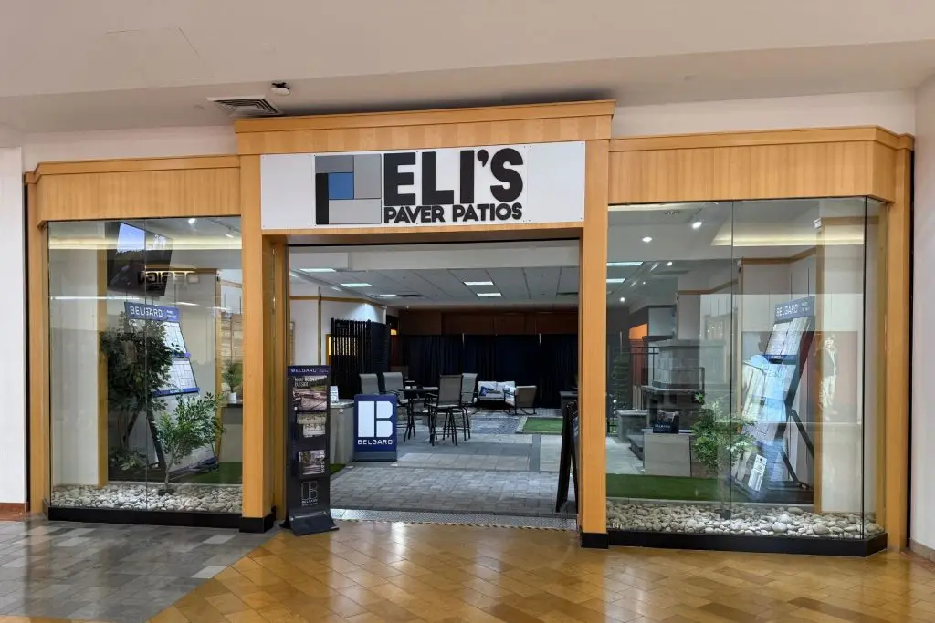 Eli's Paver Patios showroom at Olympia Capital Mall.