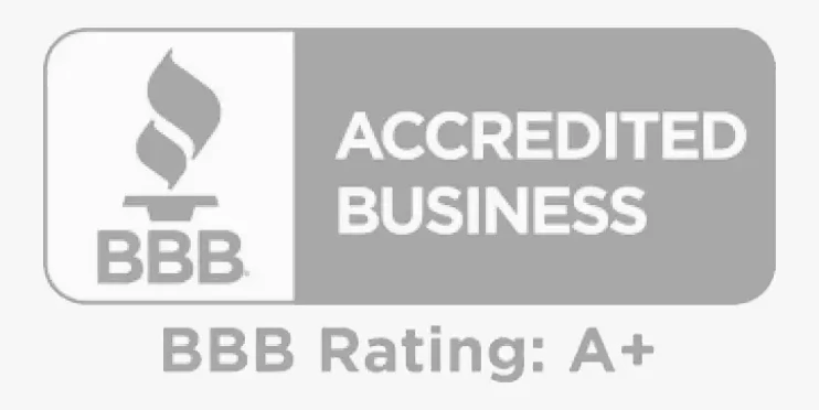 Better Business Bureau Accredited Business, BBB Rating A+.